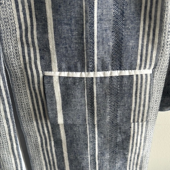 ❤️❤️❤️Luii White and Blue Blazer with Flared Sleeves excellent condition - Picture 9 of 10